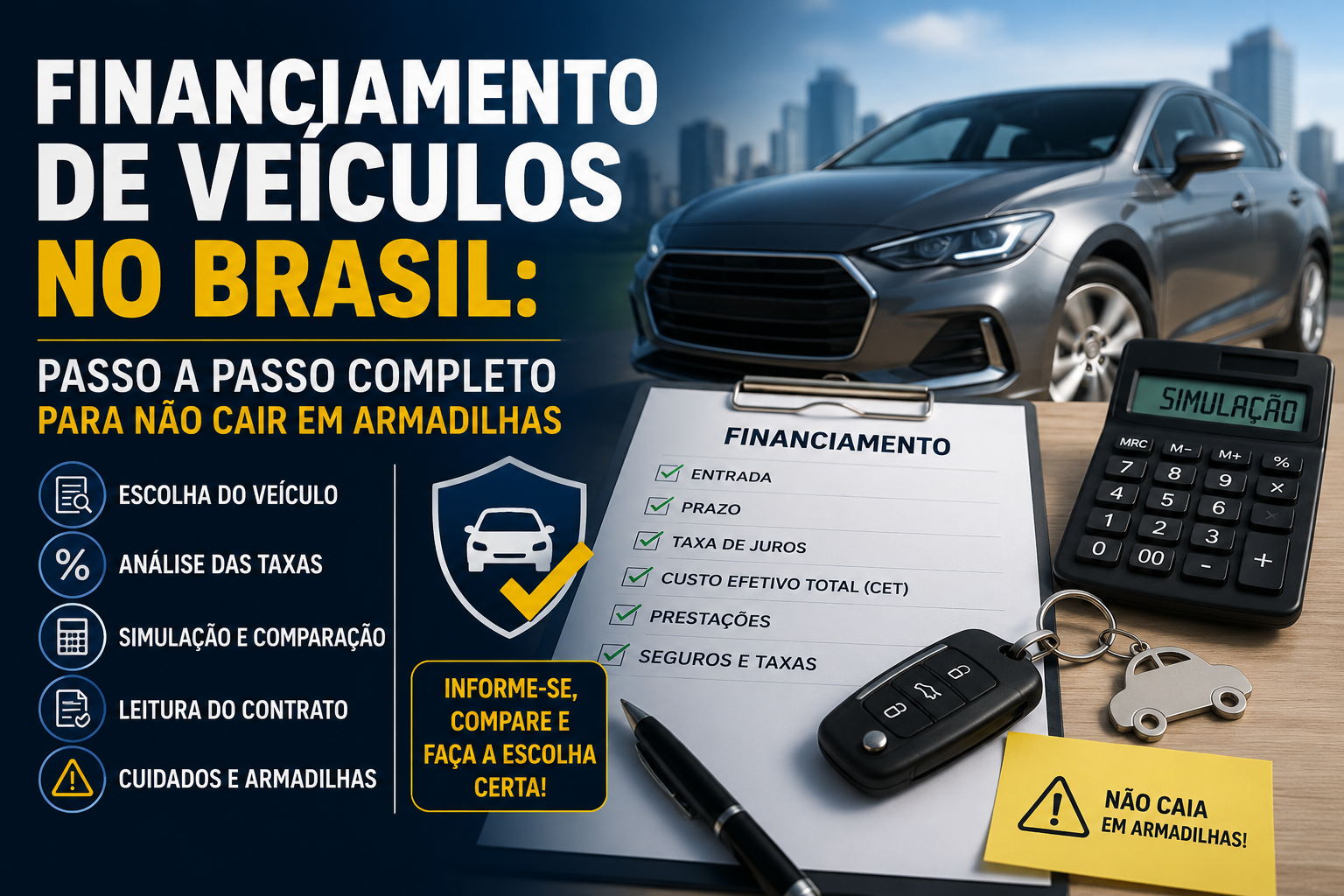 Financiamento de Veículos no Brasil Passo a Passo 2026